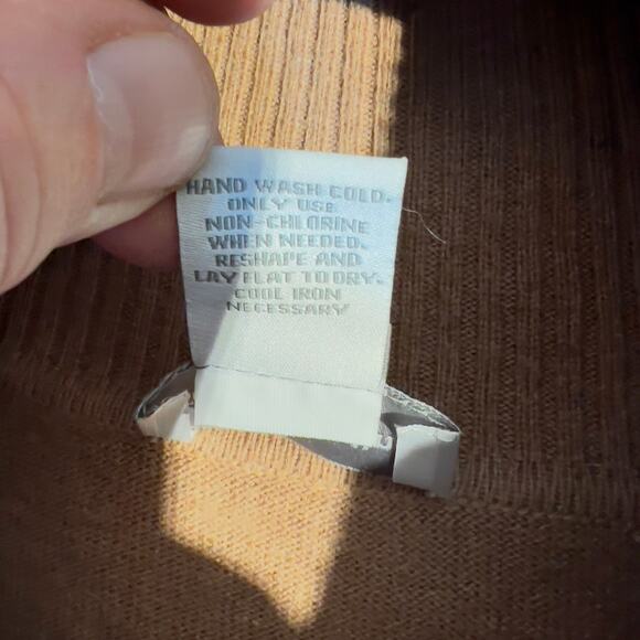 Soft Surroundings Angora Blend Sweater Womans M Oversized Zip Collar Style 25180 - Picture 4 of 9